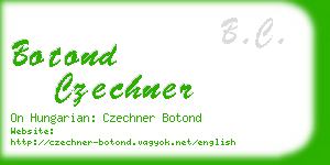 botond czechner business card